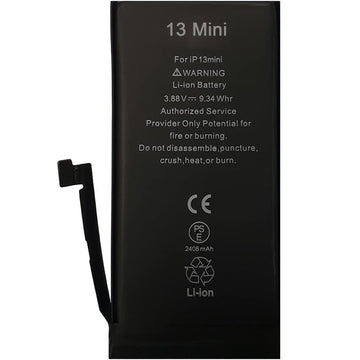 Batterie pour iPhone 13 Mini 2406mAh 0 Cycle Interne Li-ION Remplacement de la Batterie avec Kit d'outils de Réparation Instructions